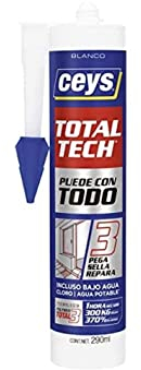 Ceys - Total Tech - Pega Sella y Repara - Blanco - Cartucho 290 ML