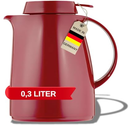 Helios Servitherm Pot Isotherme en Plastique Rouge 0,3 l