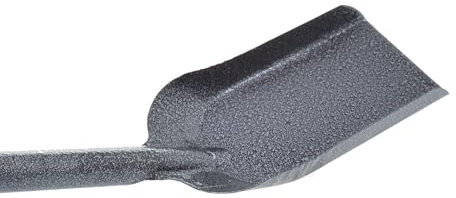 Kehrschaufel Metall - Kohleschaufel - Kehrichtschaufel Kehrblech zum Reinigen und Kehren - Schaufel für Kohle - Schaufel für Renovierungsarbeiten - Handschaufel (dunkelgrau)