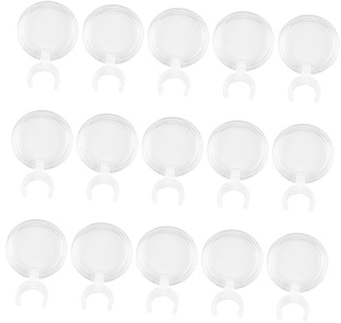 Artibetter 4 Set Lente D' Diamante Orologio Compilabile MOD Tazza Ingrandire Fontana Accessori Ergonomico Sigillante Vassoio in Piedi Piazza Coperchio Kit Plastica 15 Pezzi*4