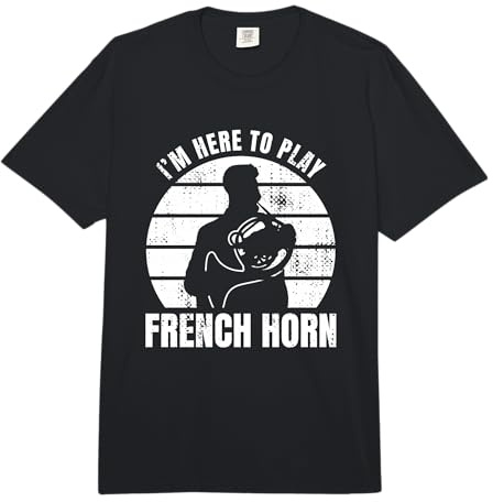Je suis pour Jouer du cor d'harmonie Comfort Colors Adult Heavyweight T-Shirt