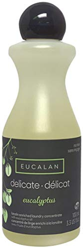 Eucalan - Concentré de linge enrichi à la lanoline - Écologique, Délicat, Convient aux Articles Laine, Crochetés et Tricotés- Eucalyptus 1x 100 ml