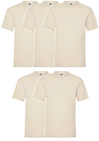 Fruit of the Loom Men's Rundhals T-Shirt F140 T-Shirt (Pack of 5)