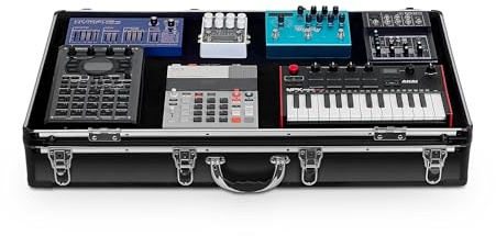 Analog Cases UNISON Performance Case XL, maleta de transporte para DJ (maleta de transporte ligera y resistente, máxima protección, maleta para DJ para transportar varios dispositivos), negro