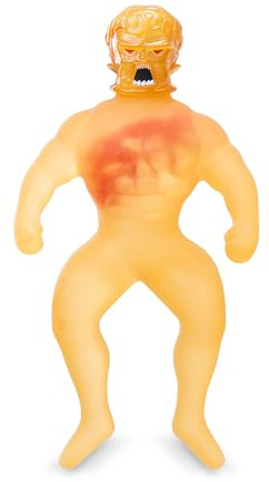 STRETCH ARMSTRONG Basic Fun Edición de Colección Comic con 25 cm – Figura Extensible Retro Limitada