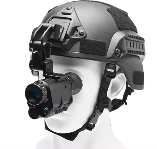 NVG30 Digital Night Vision-monokulärt med 1440P HD-inspelning, 4X zoom och infraröd – hjälmmonterade nattvisionsglasögon för camping jakt övervakning