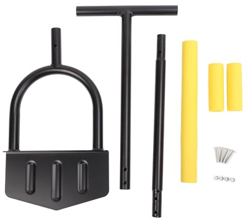 ANKROYU Tagliaerba Manuale Professionale con Dente a Mezzaluna in Acciaio GB、CA Strumento per bordare Il Giardino Staccabile con Manico Lungo per Bordi del Prato e rifinitura del