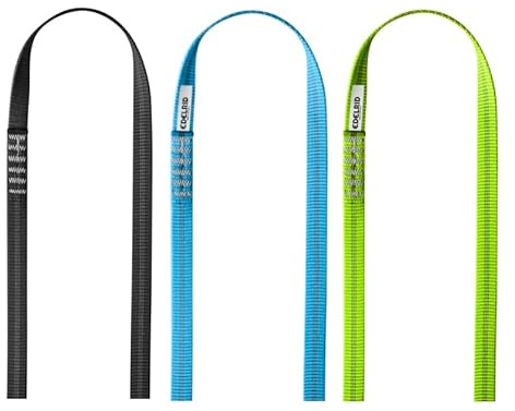 3 Stück Edelrid PES Sling 16MM - Bandschlingen 60 + 90 + 120cm