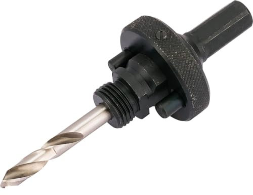Draper 56402 7/16 Arbor with HSS Pilot Drill for Holesaws, 32mm-150mm Ø