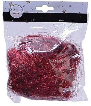 Izaneo - Cheveux d ange de noel rouge