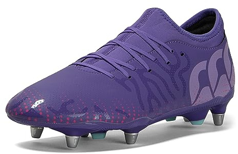 Canterbury Homme Speed Team Soft Ground Rugby Boots Bottes, Prism Violet Verveine, 35.5 EU