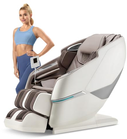 ROTAI 4D Fauteuil de massage complet du corps Fauteuil de massage à gravité zéro pour massage Back Neck relax at Home Office