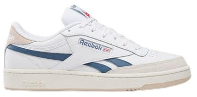 Reebok Unisex Club C Revenge Sneaker, Ftwwhite Twilightblue Mutedclay, 9.5 UK