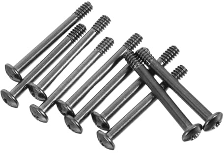 DIYEAH 10pcs Flat Head Self Tapping Screws for PC Cooling Systems Radiator Fan Screws for Easy Installation Computer Case Power Compartments