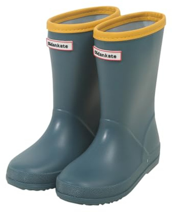 Bottes de pluie antidérapantes pour filles et garçons, unisexes (bleu marine, 33 grands enfants)