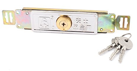 Aexit Office Vertical Cabinet Hardware Cross Rolling Shutter Door Lock Roller Latch Latches w Keys