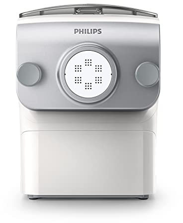 Philips Macchina Per La Pasta - Completamente Automatica, 4 Trafile, Argento/Bianco (HR2375/05)