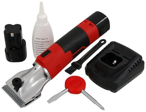 Neilsen 10.8v Li-ion Cordless Clipper CT3656 - Used on horses, cattle and sheep - Includes 2 Batteries