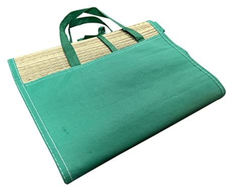 ARBUTUS Tappeto da spiaggia Tappetino da spiaggia, coperta da picnic con manico per il trasporto e scomparto per riporre libri, occhiali da sole, crema solare, piscina o giardino (170x60 cm, verde)