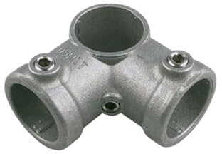 1PC 20mm/25mm/32mm Aluminium Legierung Stecker Ellenbogen T Basis Flache Dreidimensionale Fitting Verbindung verschluss Stahl Rohr Regal Teile (Color : Jiao-4tong, Size : 25mm)