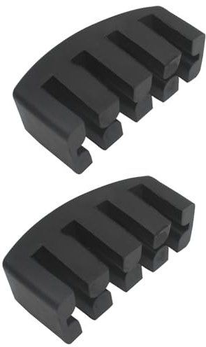 OZXNO 2pcs Cello Practice Mute Rubber Cello Volume Reducer (Black)