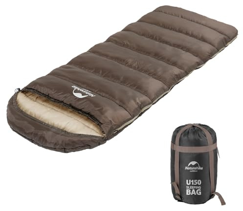 Naturehike Sacco a Pelo – Sleeping Bag, 7 °C Caldo e Fresco – Leggero, Ragazzi e Adulti per Escursioni, Viaggi in Zaino e Campeggio