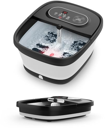 Snailax Shiatsu Foot Massager with Heat, Deep Kneading, Compression, Vibration, Feet Massager Machine for Plantar Fasciitis, Neuropathy, Foot Warmer Under Desk, Size 13, Gifts for Men, Women