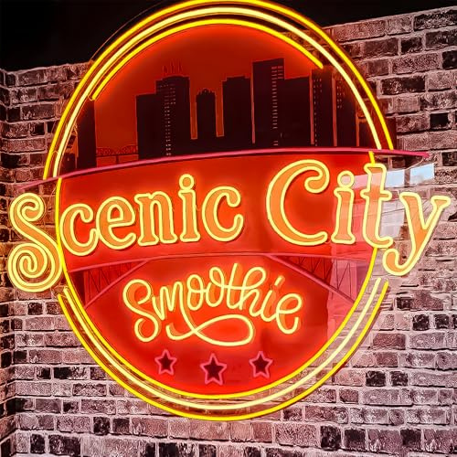 CIONAOR Custom Neon Sign, Personalized UV Printed LED Neon Sign LoGo Customizable for Business, Salon Beauty Nail Studios Light Up Name Sign, Images Neon Lighting Customized