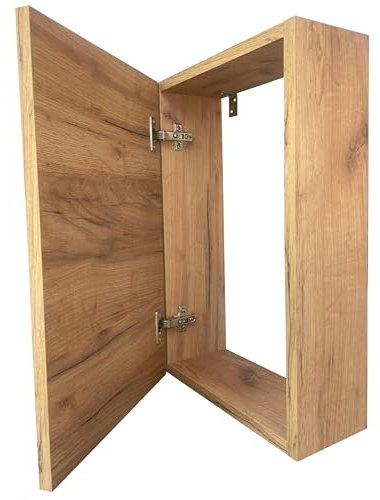 Générique Cache Tableau Électrique, Cache Compteur Électrique, Coffret d’Habillage Tableau Électrique – H 55 cm, L 35 cm, P 14 cm – Bois