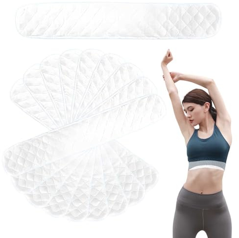 Coussinets d’Allaitement Jetables 10 Pièces Ultra-Fins 0,2cm Respirants 46x8cm Blancs Universels pour Soutien-Gorge Emboîtant Maternité et Allaitement Confort Quotidien