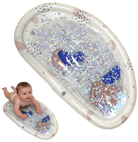 Alfombra de agua para bebé, para niños de 3, 6 y 9 meses, juguete para bebé, sin BPA, para estera de agua de boca abajo, desarrollo sensorial, idea de regalo, 74 cm