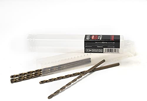 Ferrcan Brocas para metal HSS DIN340 M35 cobalto de talla larga (pack de 5 unidades por medida) (3mm)