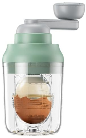 Shaker per uova strapazzate, spinner per uova d'oro | Scrambler portatile per uova con guscio | Macchina per uova d'oro manuale alimentata a mano, girauova per uova d'oro sode, cuscinetto in gomma ant