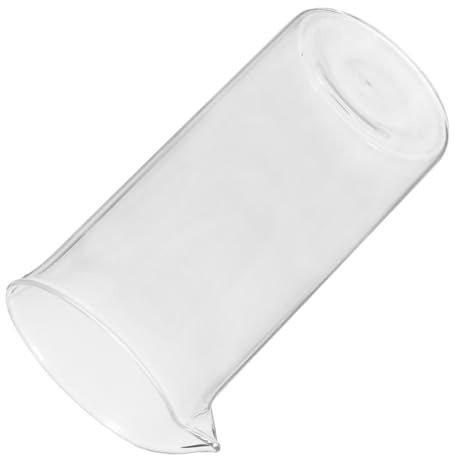 MUCKLILY Pressa in Vetro Per Caffè Espresso Ricambio Coperchi Di Ricambio Bicchiere Per Caffè Da Borsa Manico in Vetro