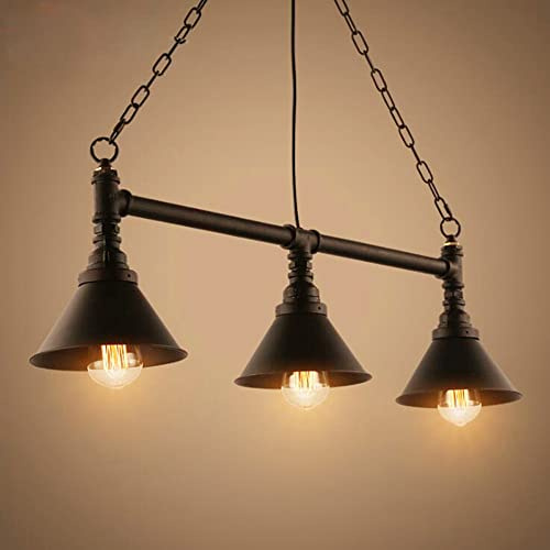 Lampadario Vapore Industriale in Metallo retrò Appeso Filo Lampada a soffitto, Tubo d'Acqua Luci sospese lampadari Vintage per la Sala Pranzo della Fattoria Isola da Cucina