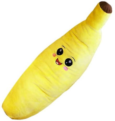 Genérico Chirrido de para Perros con Forma de plátano,Squeaker de para Perros con Forma de plátano,Juguetes de Peluche indestructibles para Mascotas | Juguetes interactivos para chirrian