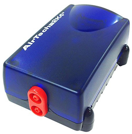 PENN-PLAX Air-Tech Aquarium Air Pump – Ultra Quiet and Reliable – Double Outlets – Great for Fish Tanks Up to 65 Gallons
