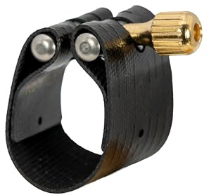 Rovner Ligature & Plastic Cap for Tenor Large Saxophone - Dark Ligature for Metal Mouthpiece (3ML-NY)