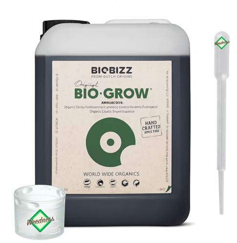 BioBizz Bio Grow 250 ml - Naturlig gödningsmedel Grow Inomhus Tomat Liquid Orchid Bonsai Bio Organic NPK (5 liter)