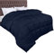 Utopia Bedding Bettdecke 155 x 220 cm, Ganzjahresdecke 370 GSM Füllung, atmungsaktive Schlafdecke, Steppdecke, Super Weiche Kuschelige (Marineblau)