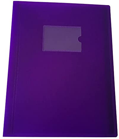Porte-vues 20 pochettes A4 Violet