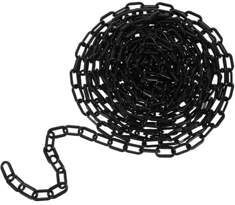 BELLIFFY Kettenwarnschutz Sicherheitsbarrierenkette Konzerte Absperrkette Warteschlangenkette Parkplatzketten Tür Kettenglied sicherheitskette Warnkette Kettenglieder Auffahrt Kettensperre