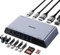 BENFEI DisplayLink 12-in-1 USB 3.0 Universal Docking Station with Dual HDMI Display/6*USB Ports/SD/TF Card Reader/Gigabit Ethernet Network/3.5mm Female Headphone Jack Compatible with Windows and Mac