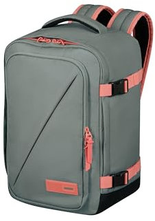 American Tourister Take2Cabin - EasyJet Handgepäcktasche unter dem Sitz,36 x 20 x 45 cm,38L, Mehrfarbig (Sage/Coral)