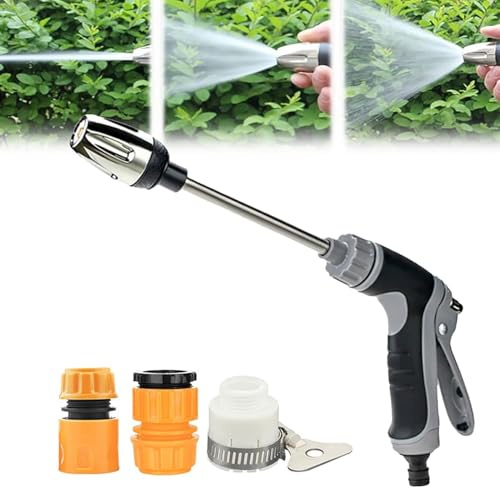 Waterblitz, idropulitrice Water Blitz, 2024 nuova macchina di pulizia turbo aggiornata per tubo da giardino, rotante per tre modalità di spruzzo (acqua