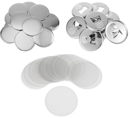 100 pezzi di materiali for badge da 58 mm e 75 mm for apribottiglie portatile/magnete da frigorifero fai da te for parti di macchine for la produzione di pulsanti per artigianato personalizzato(58mm)