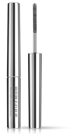 Ironeye Mascara,Iron Eye Mascara,3D Curling Eyelash Iron,Bristle-Free Metal Eyelash Brush, Natürliche, verlängernde und pflegende,Wimperntusche Wasserfest Mascaras Schwarz (1PC)