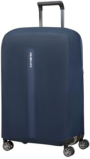 Samsonite TA Revolution - Funda Protectora Plegable para Maleta Talla M, Funda Apta para 66–69 cm, Protección de Maleta, con Detalle Reflectante, Azul (Midnight Blue)