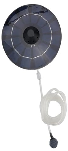 Pompa ad ossigeno for aeratore for laghetto solare con pietra a bolle e tubo dell'aria, aeratore for laghetto da esterno for laghetti e fontane