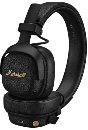 Marshall Milton ANC Wireless On-Ear Noise Cancelling Headphones - Black